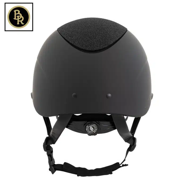 Casque d'équitation BR Theta Plus Painted Glitter 541049 noir Sellerie Equinoxe Shop