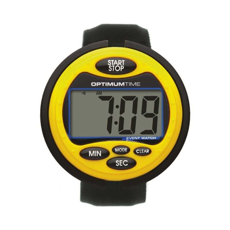 Montre Chronomètre Optimum Time Jaune _ Ultimate Event Watch Yellow Sellerie Equinoxe