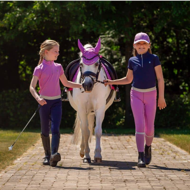 Polo d'équitation enfant Gween SS 24 QHP Sellerie Equinoxe