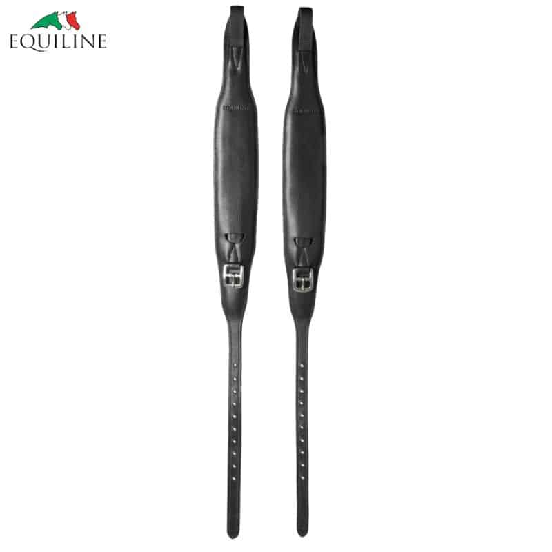 Etrivières MONO STAFFILI 1 COPPIA noir Equiline SS24 Equinoxe-Shop