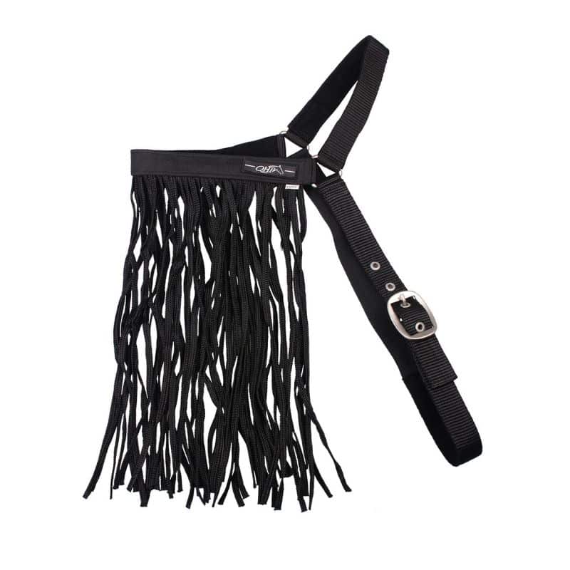 Frontal chasse mouches de paddock noir QHP Sellerie Equinoxe