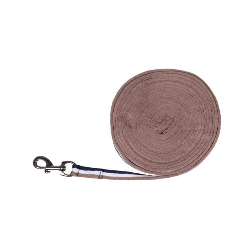 Longe de travail TAUPE QHP collection SS24 CHEVAL EQUINOXE-SHOP