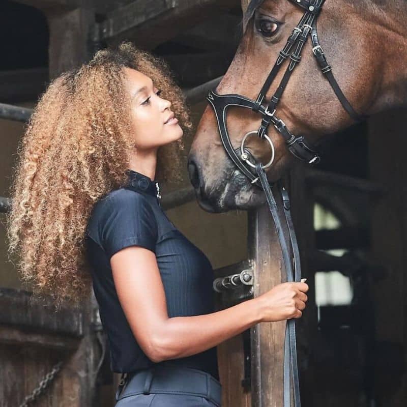 POLO D'EQUITATION MOMEADOW MESH POLO micro-perforé MONTAR EQUINOXE-SHOP