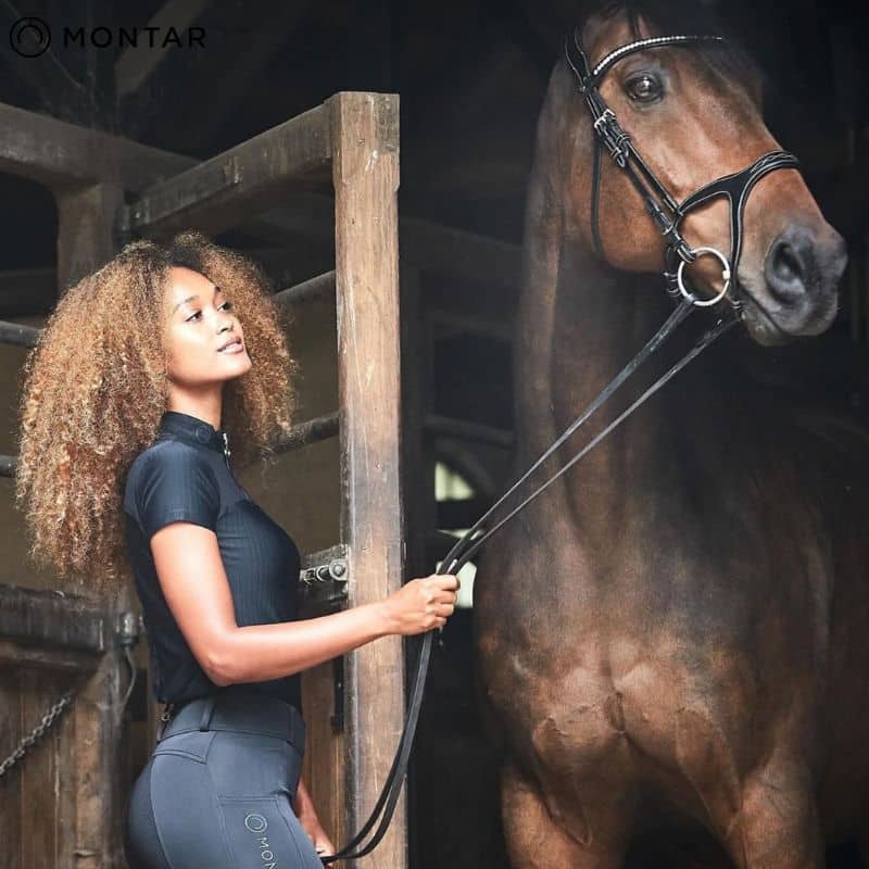 POLO D'EQUITATION MOMEADOW MESH POLO micro-perforé MONTAR SS24 EQUINOXE-SHOP