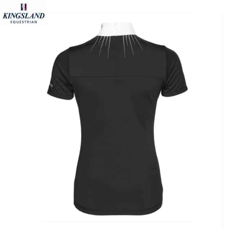 Polo de concours KLharmonie 2410222532 black rear KINGSLAND SS24 Polo de concours KLharmonie 2410222532 black rear KINGSLAND SS24 equinoxe-shop