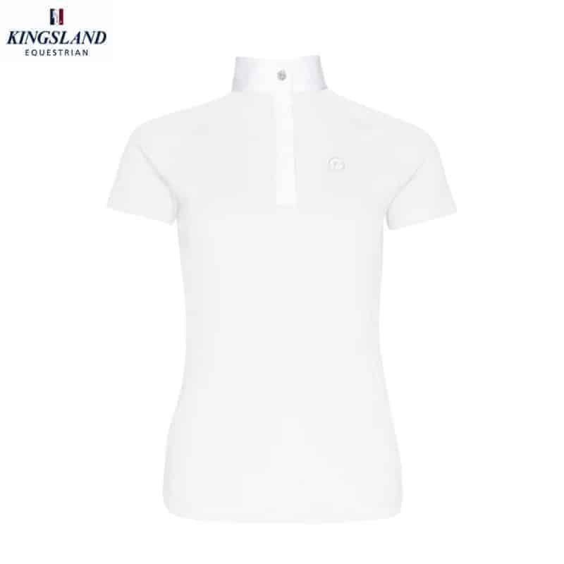 Polo de concours KLhosanna white KINGSLAND SS24 Equinoxe-Shop