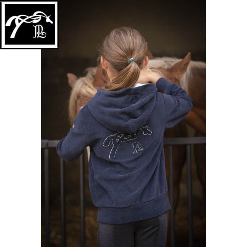 Sweat Capu Towel Eden by Pénélope Marine Sellerie Equinoxe