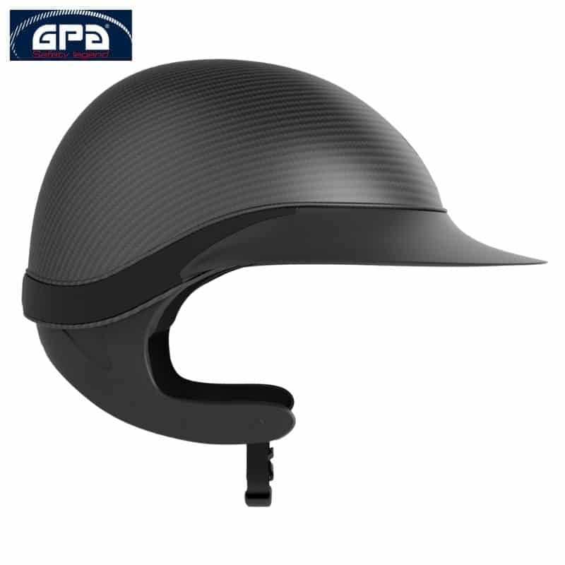 Casque d'équitation First Lady Global Carbon TLS noir mat noir Casque d'équitation First Lady Global Carbon TLS noir mat noir Sellerie Equinoxe