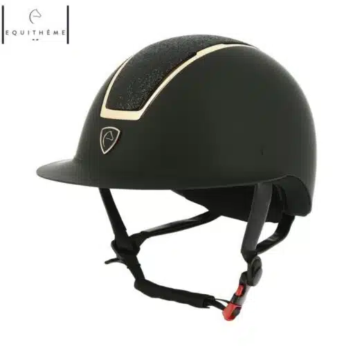 Casque d’équitation Glint Rose Gold EQUITHEME by Sellerie Equinoxe-Shop