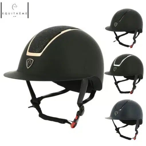 Casque d’équitation Glint Visière Large EQUITHEME by Sellerie Equinoxe-Shop