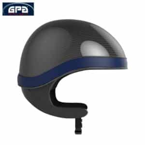 Casque d'équitation Jockup Global Carbon TLS noir brillant marine Equinoxe-Shop