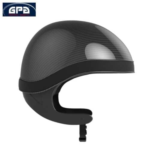 Casque d'équitation Jockup Global Carbon TLS noir brillant noir Equinoxe-Shop