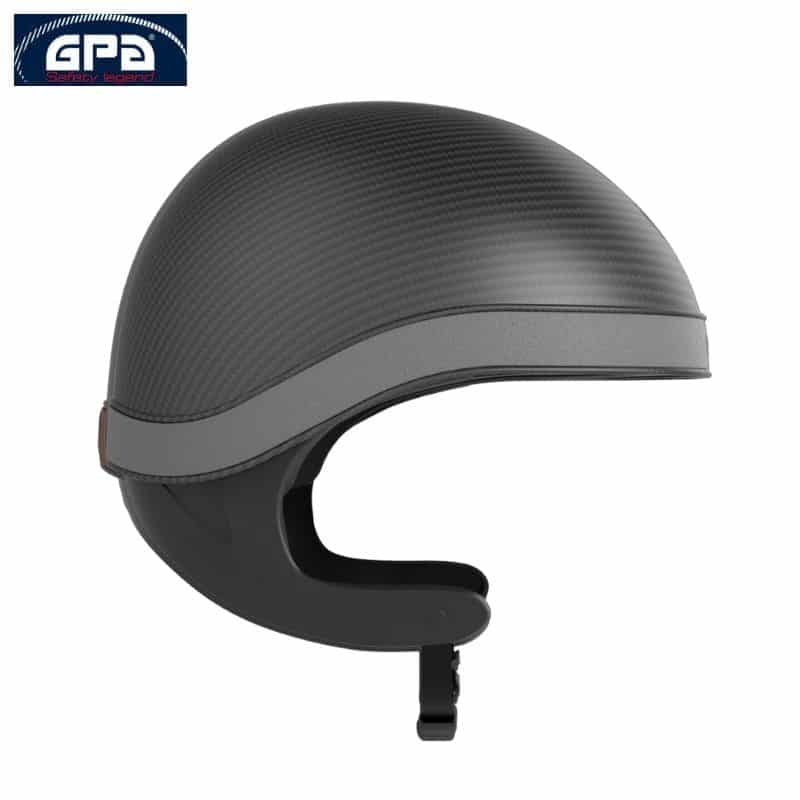 Casque d'équitation Jockup Global Carbon TLS noir mat gris Casque d'équitation Jockup Global Carbon TLS noir mat gris equinoxe-shop