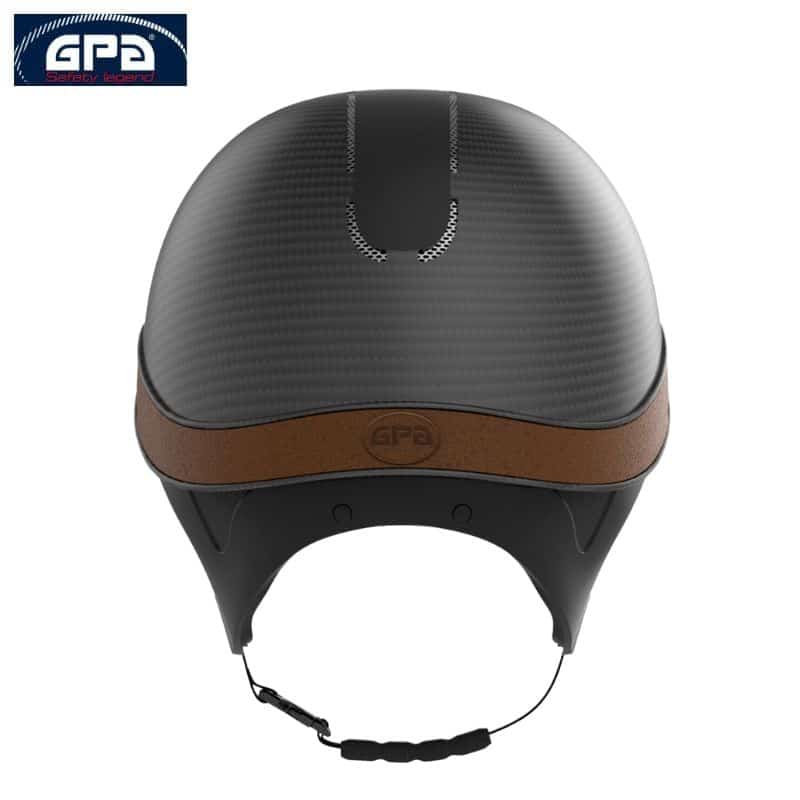 Casque d'équitation Jockup Global Carbon TLS noir mat havane Casque d'équitation Jockup Global Carbon TLS noir mat havane equinoxe-shop