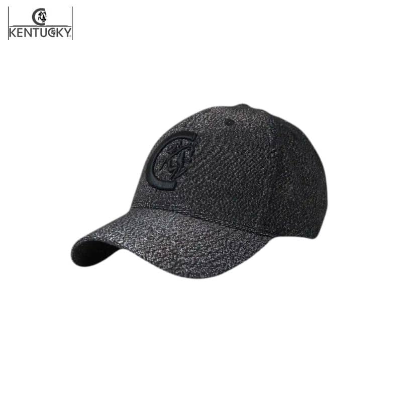Casquette Baseball Glitter noir Kentucky Sellerie Equinoxe Shop