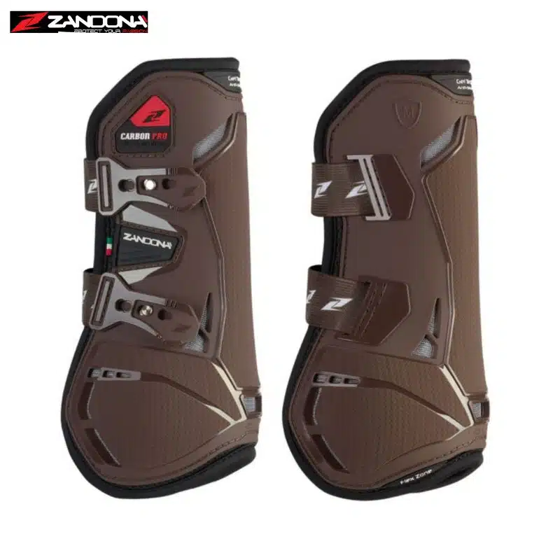 GUETRES CARBON PRO TENDON ZANDONA BROWN Sellerie Equinoxe-Shop