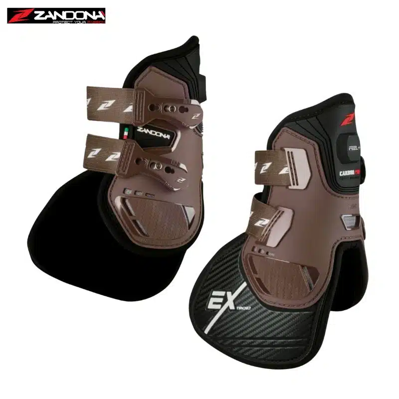 Protège-boulets rallongés CARBON PRO FEEL+ EX FETLOCK ZANDONA Brown Sellerie Equinoxe-Shop