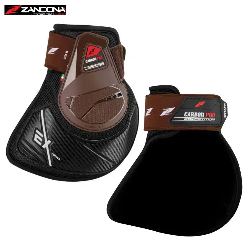 Protège-boulets rallongés CARBON PRO YOUNG COMPETITION EX FETLOCK ZANDONA brown Sellerie Equinoxe-Shop