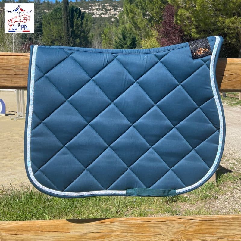 Tapis Ju et Pa Disco grande broderie canard disco Equinoxe-Shop