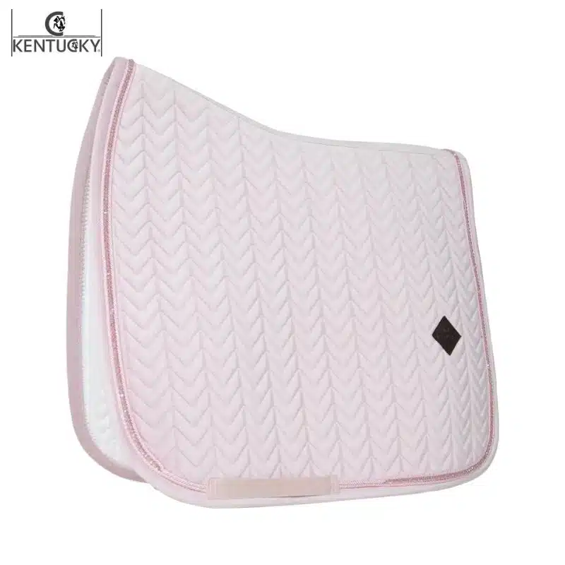 Tapis de Dressage Velvet Pearl rose KENTUCKY Sellerie Equinoxe Shop