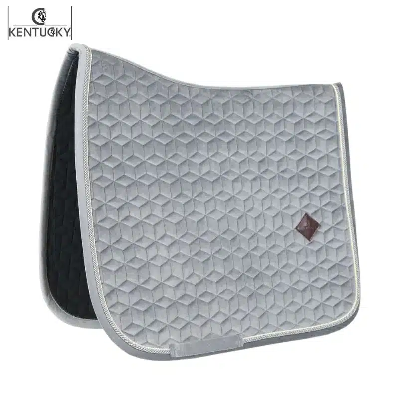Tapis de Dressage Velvet gris KENTUCKY Sellerie Equinoxe Shop