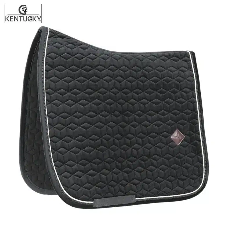Tapis de Dressage Velvet noir KENTUCKY Sellerie Equinoxe Shop