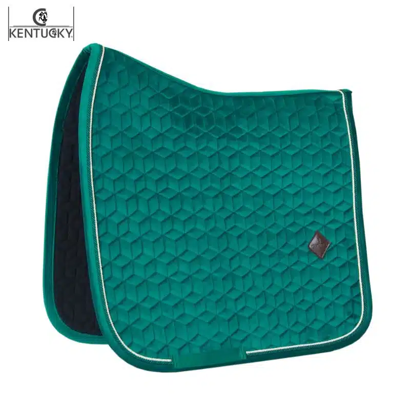 Tapis de Dressage Velvet vert KENTUCKY Sellerie Equinoxe Shop