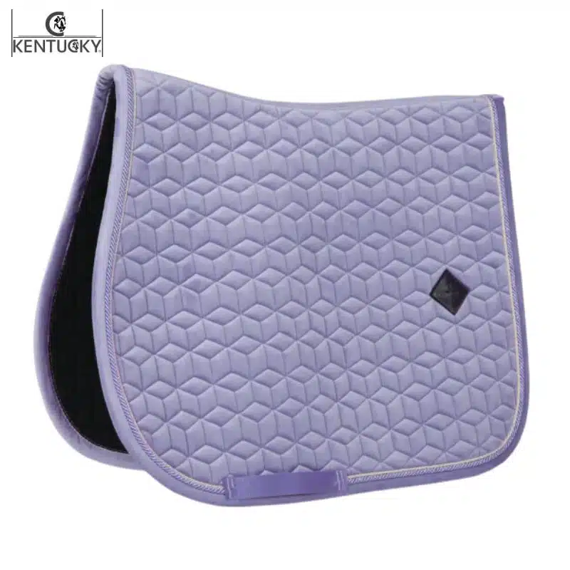 Tapis de selle Velvet Jumping mauve KENTUCKY Sellerie Equinoxe-Shop