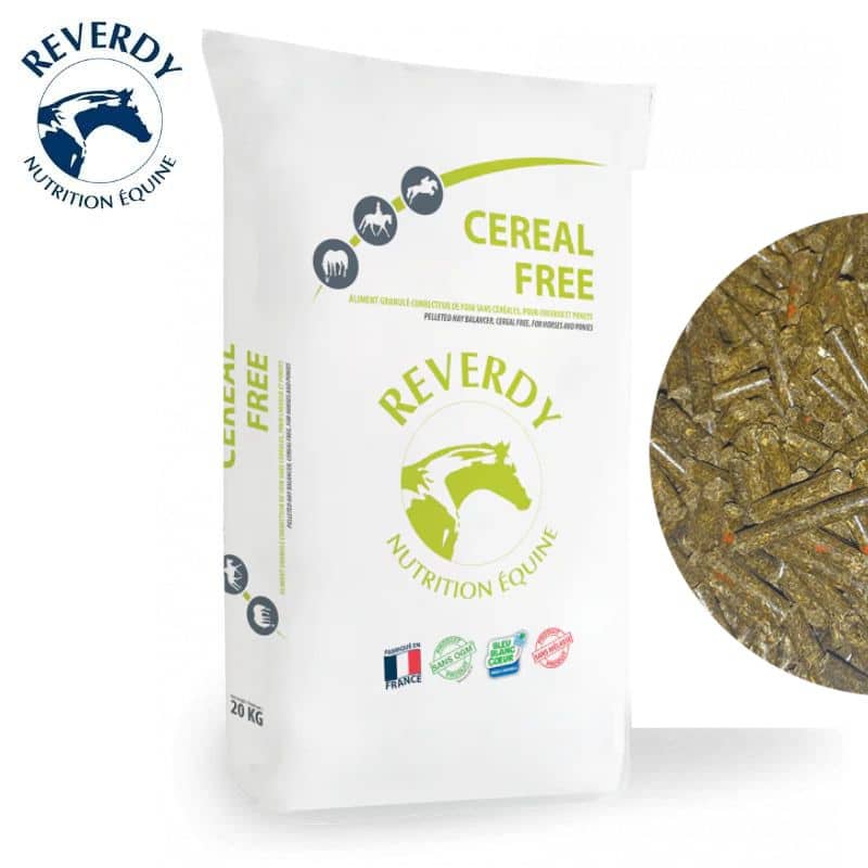 Granulés Cereal Free Reverdy aliment pour chevaux Sellerie Equinoxe Shop Fuveau