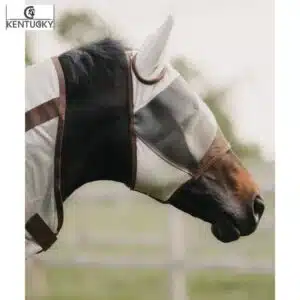 Masque anti-mouches Classic avec oreilles beige cheval KENTUCKY Sellerie Equinoxe