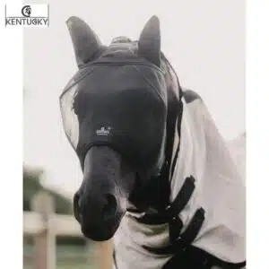 Masque anti-mouches Classic avec oreilles noir KENTUCKY Sellerie Equinoxe Sellerie Equinoxe