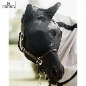 Masque anti-mouches Classic avec oreilles beige cheval KENTUCKY Sellerie Equinoxe Sellerie Equinoxe