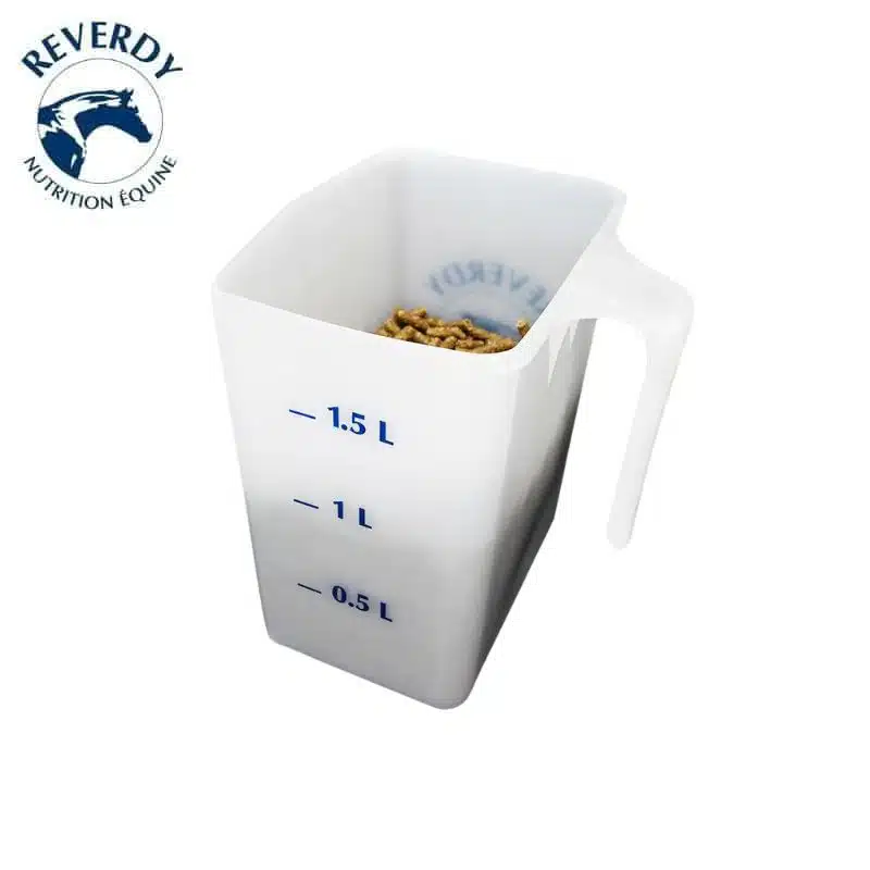 Mesure de grains transparente chevaux et poneys Reverdy Sellerie Equinoxe