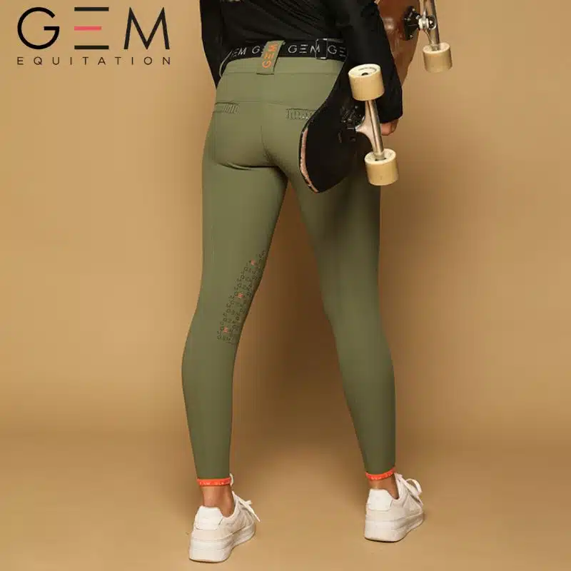 Pantalon Dorado kaki GEM SS24 Sellerie Equinoxe