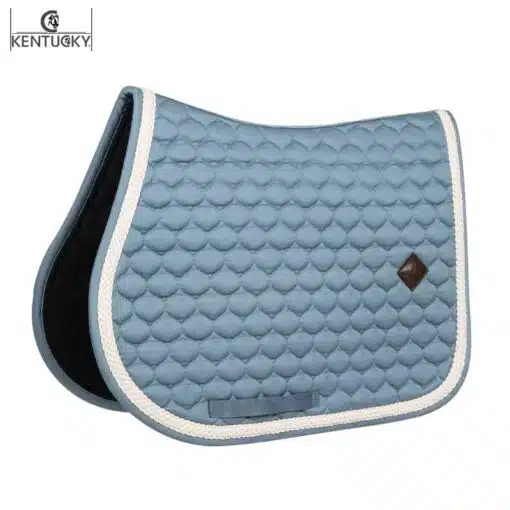 Tapis de Selle Corde Tressée bleu ciel Kentucky Sellerie Equinoxe-Shop