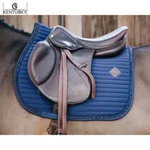 Tapis de selle Pearls Jumping Marine Cheval Kentucky Sellerie Equinoxe