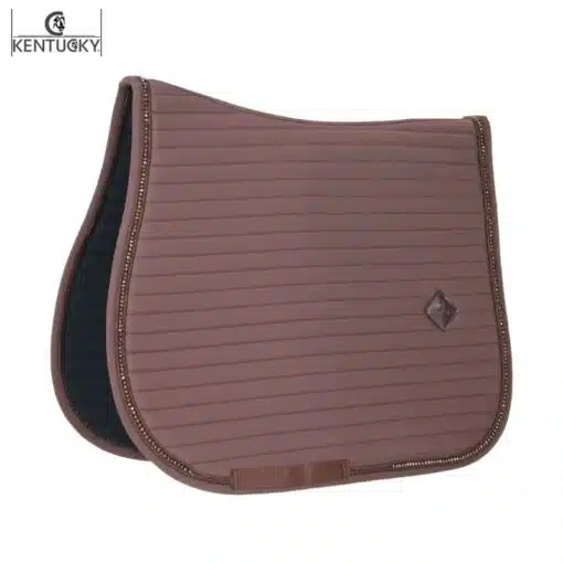 Tapis de selle Pearls jumping brown Kentucky Sellerie Equinoxe