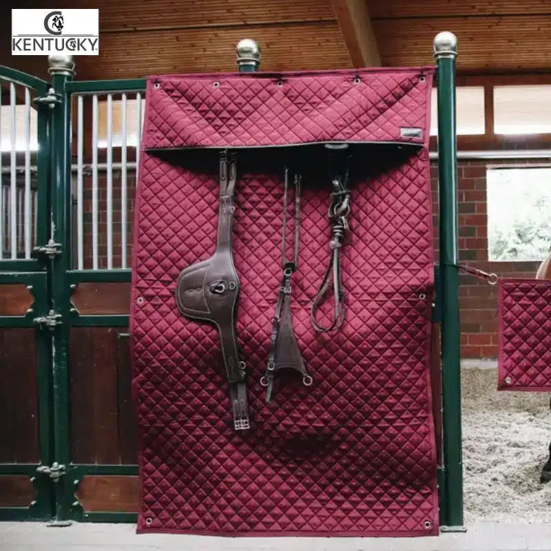 Tenture de box Stable Curtain bordeaux KENTUCKY Sellerie Equinoxe