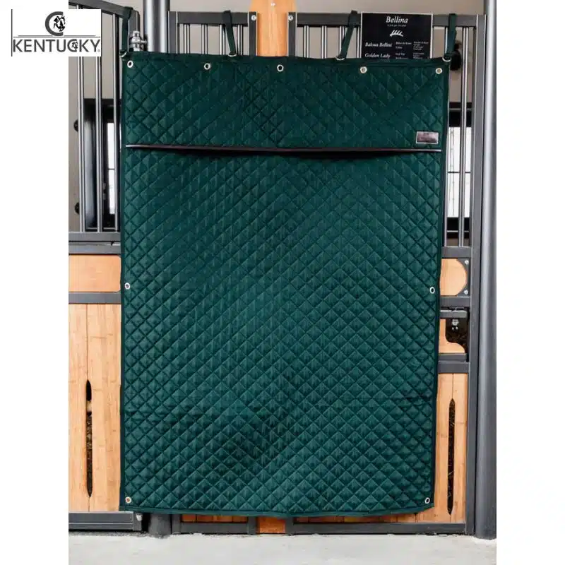 Tenture de box Stable Curtain vert KENTUCKY Sellerie Equinoxe