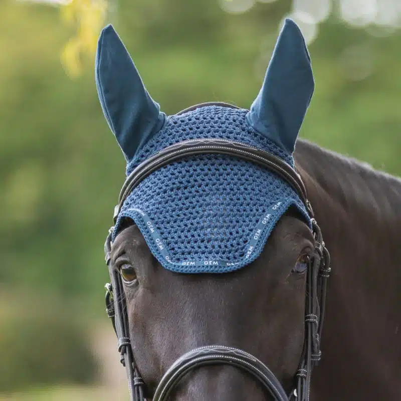 Bonnet court LOVE GEM BLEU PÉTROLE SS24 Sellerie Equinoxe