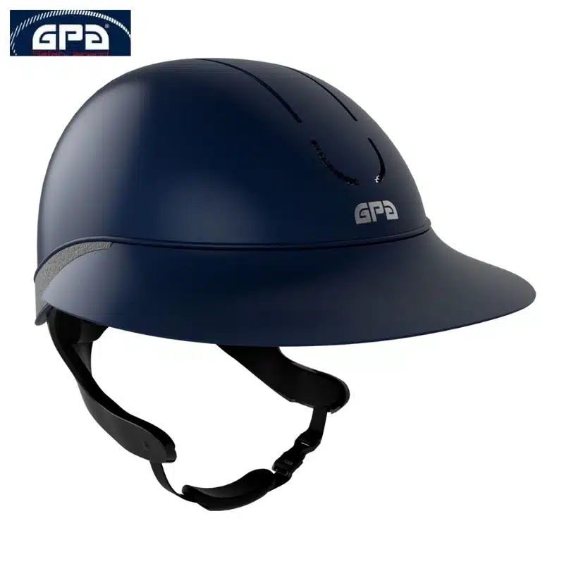 Casque d'équitation GPA First Lady Global TLS Marine gris Sellerie Equinoxe Casque d'équitation GPA First Lady Global TLS Marine gris Sellerie Equinoxe