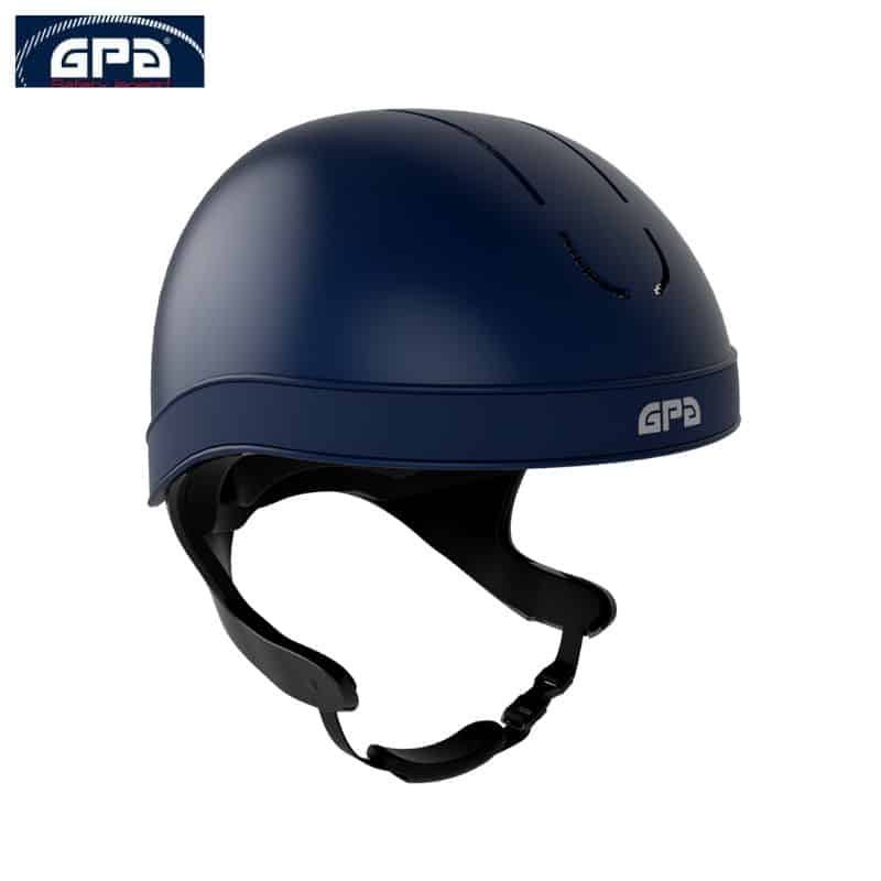 Casque d'équitation GPA Jockup Global TLS Marine mat marine Sellerie Equinoxe Casque d'équitation GPA Jockup Global TLS Marine mat marine Sellerie Equinoxe