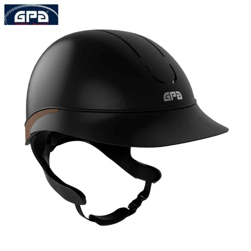 Casque d'équitation GPA Speed Air Global TLS Noir mat choco Sellerie Equinoxe Casque d'équitation GPA Speed Air Global TLS Noir mat choco Sellerie Equinoxe-Shop