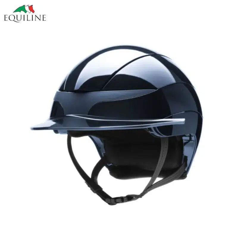 Casque d'équitation Xanto Helmet Navy glossy Equiline SS24 Casque d'équitation Xanto Helmet Navy glossy Equiline Equinoxe-Shop