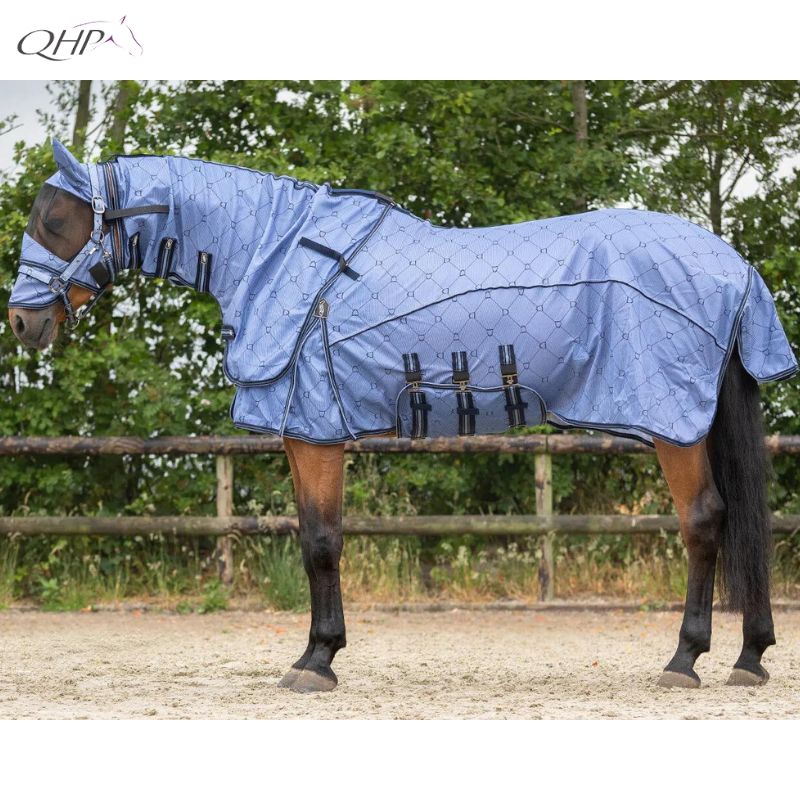 Chemise anti-mouches Collection avec encolure et bonnet QHP Sellerie Equinoxe