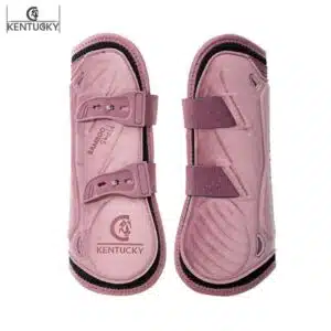 Guêtres Bamboo Élastique Velvet vieux rose Kentucky Sellerie Equinoxe-Shop