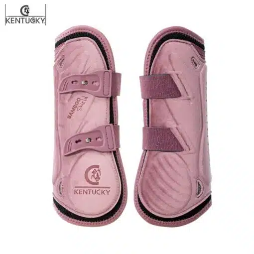 Guêtres Bamboo Élastique Velvet vieux rose Kentucky Sellerie Equinoxe-Shop