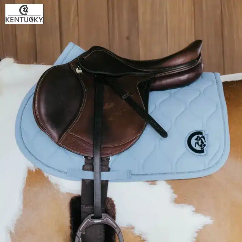 Tapis Wave 3D Logo Jumping ciel cheval Kentucky Sellerie Equinoxe-Shop