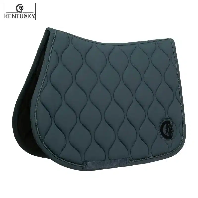 Tapis Wave 3D Logo Jumping vert cheval Kentucky Sellerie Equinoxe-Shop