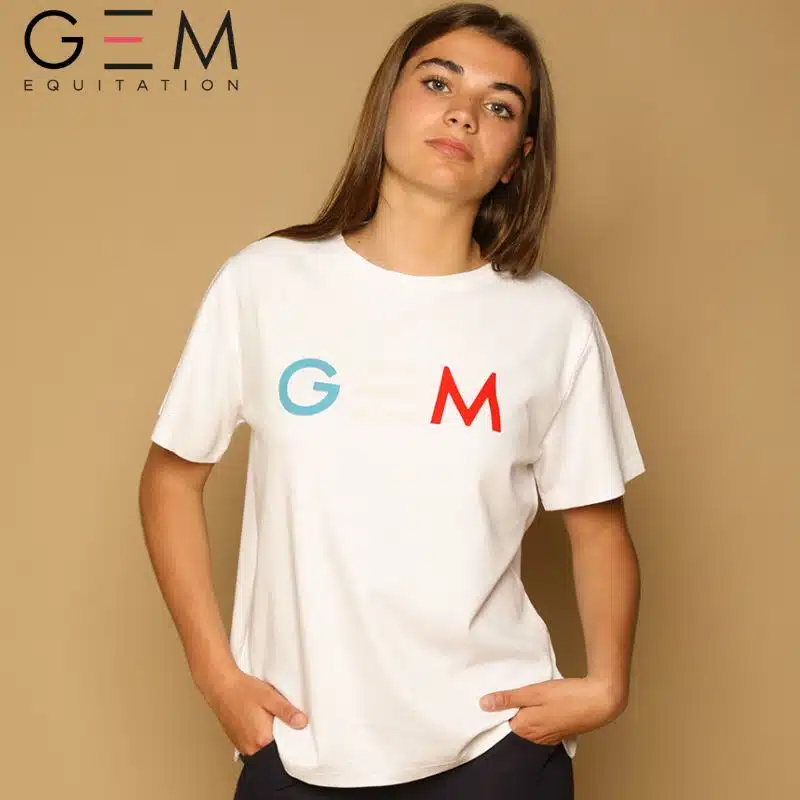 Tee-shirt Spirit Blanc GEM SS24 Sellerie Equinoxe-Shop